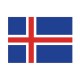 Autocollant Drapeau Iceland Islande sticker flag