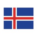 Autocollant Drapeau Iceland Islande sticker flag
