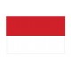 Autocollant Drapeau Indonesia Indonésie sticker flag
