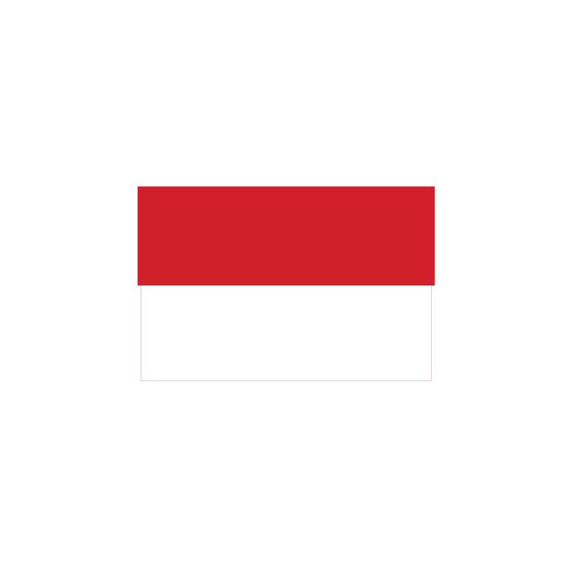 Autocollant Drapeau Indonesia Indonésie sticker flag