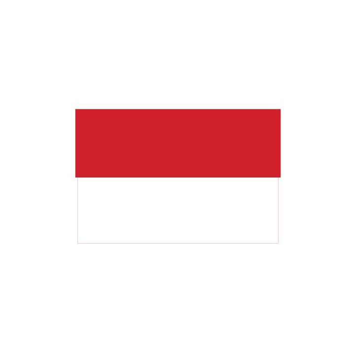 Autocollant Drapeau Indonesia Indonésie sticker flag
