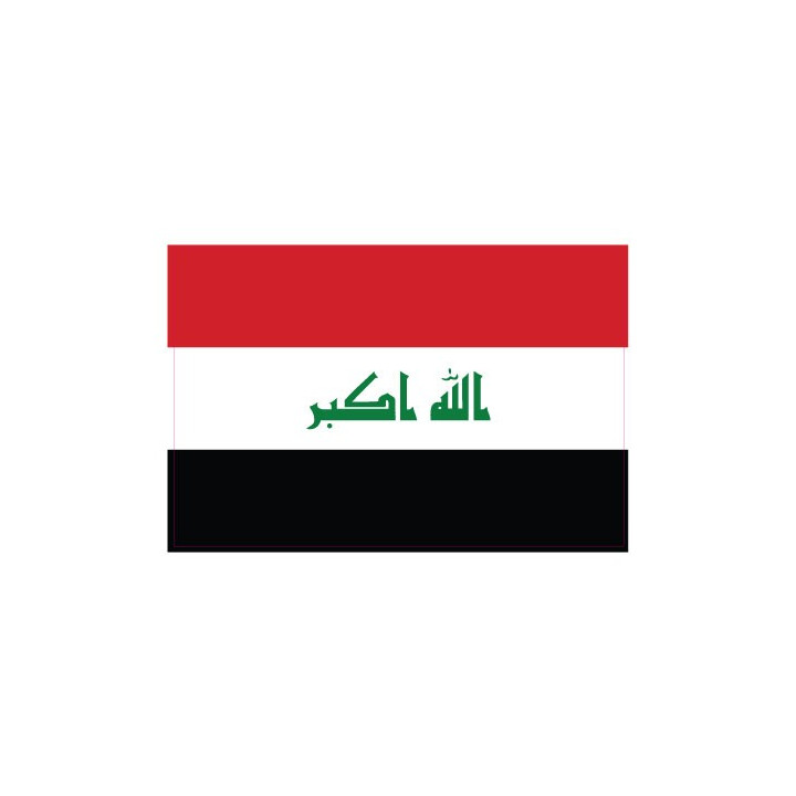 Autocollant Drapeau Iraq  sticker flag