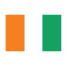 Autocollant Drapeau vory Coast Côte D'ivoire sticker flag