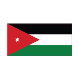 Autocollant Drapeau Jordan Jordanie sticker flag