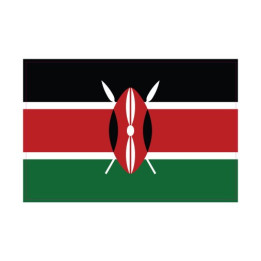 Autocollant Drapeau Kenya  sticker flag