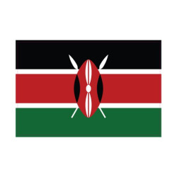 Autocollant Drapeau Kenya  sticker flag