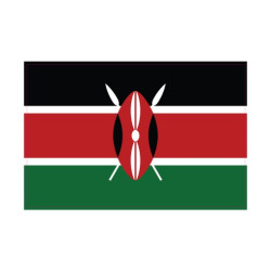 Autocollant Drapeau Kenya  sticker flag