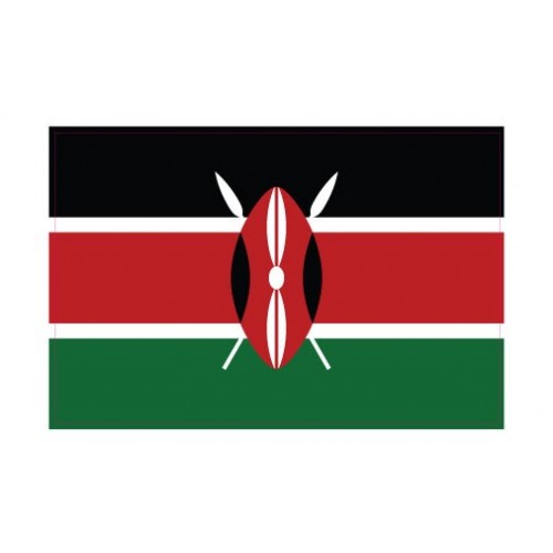 Autocollant Drapeau Kenya  sticker flag