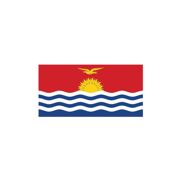 Autocollant Drapeau Kiribati  sticker flag