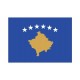 Autocollant Drapeau Kosovo sticker flag