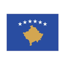 Autocollant Drapeau Kosovo sticker flag
