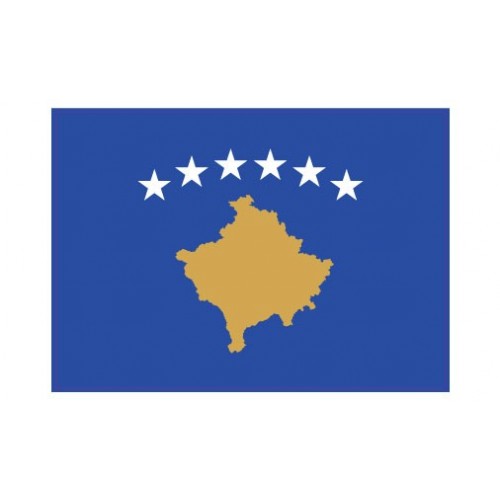 Autocollant Drapeau Kosovo sticker flag
