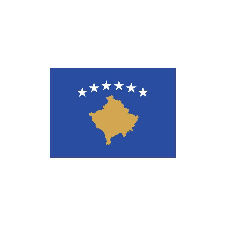 Autocollant Drapeau Kosovo sticker flag