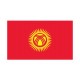 Autocollant Drapeau Kyrgyzstan Kirghizistan sticker flag