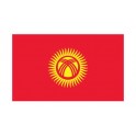 Autocollant Drapeau Kyrgyzstan Kirghizistan sticker flag