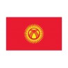 Autocollant Drapeau Kyrgyzstan Kirghizistan sticker flag