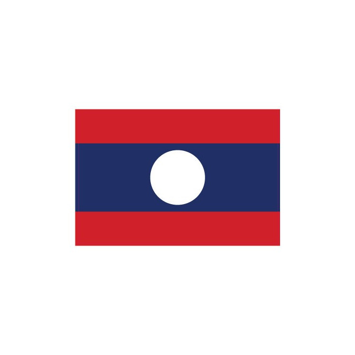 Autocollant Drapeau Laos sticker flag