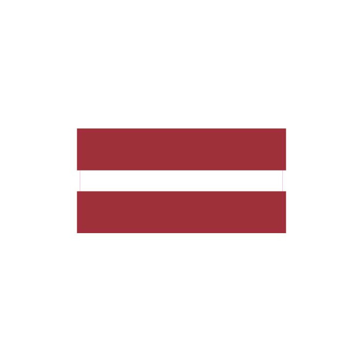 Autocollant Drapeau Latvia Lettonie sticker flag