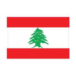 Autocollant Drapeau Lebanon Liban sticker flag