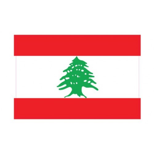 Autocollant Drapeau Lebanon Liban sticker flag