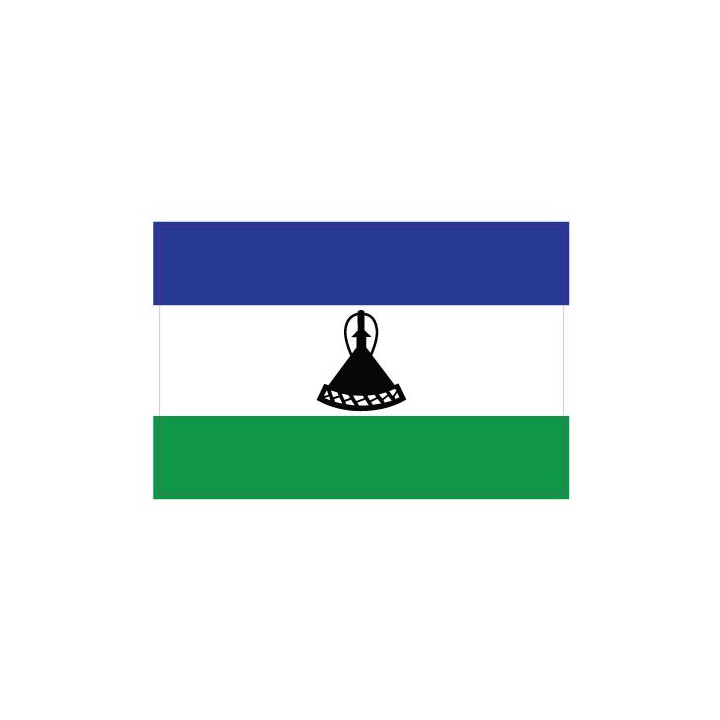 Autocollant Drapeau Lesotho  sticker flag