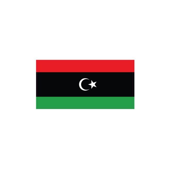 Autocollant Drapeau Libya Libye sticker flag
