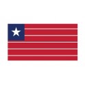 Autocollant Drapeau Liberia Libéria sticker flag