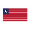 Autocollant Drapeau Liberia Libéria sticker flag