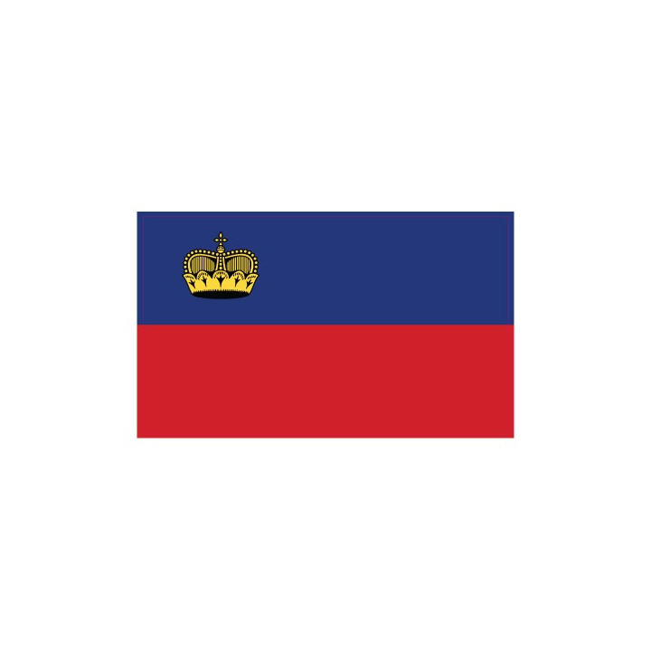Autocollant Drapeau Liechtenstein  sticker flag