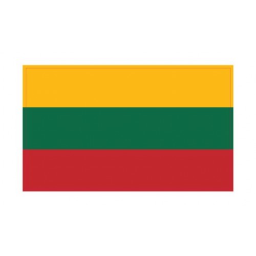 Autocollant Drapeau Lithuania Lituanie sticker flag