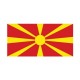 Autocollant Drapeau Macedonia Macédoine sticker flag