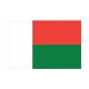 Autocollant Drapeau Madagascar  sticker flag