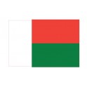 Pegatina de la Bandera de Madagascar pegatina de la bandera