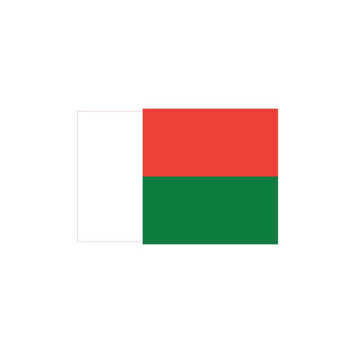 Autocollant Drapeau Madagascar  sticker flag