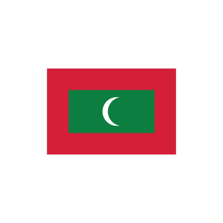 Autocollant Drapeau Maldives sticker flag