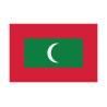 Autocollant Drapeau Maldives sticker flag
