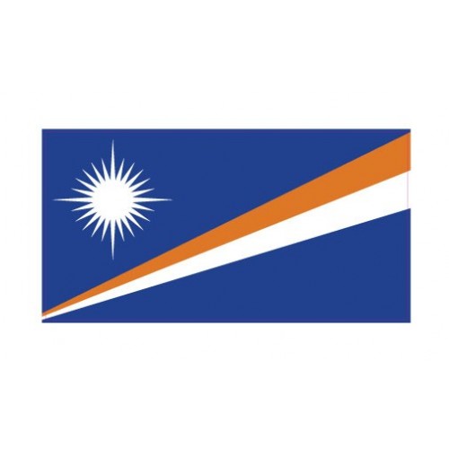 Autocollant Drapeau  Îles Marshall sticker flag