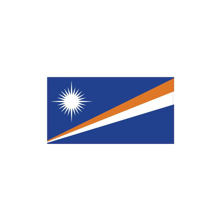 Autocollant Drapeau  Îles Marshall sticker flag
