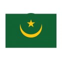 Autocollant Drapeau Mauritania Mauritanie sticker flag