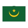 Autocollant Drapeau Mauritania Mauritanie sticker flag