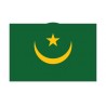 Autocollant Drapeau Mauritania Mauritanie sticker flag