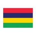 Pegatina de la Bandera de de de Mauricio Mauricio pegatina de la bandera