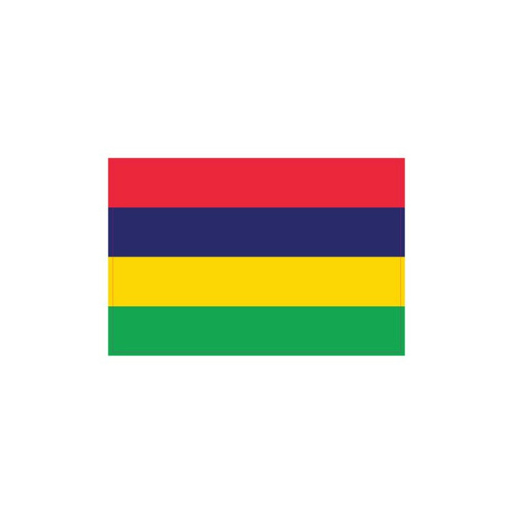 Autocollant Drapeau Mauritius Île Maurice sticker flag