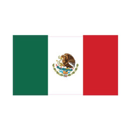 Autocollant Drapeau Mexico Mexique sticker flag