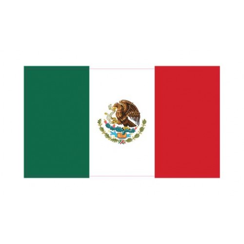 Autocollant Drapeau Mexico Mexique sticker flag
