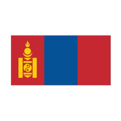 Autocollant Drapeau  Mongolia Mongolie sticker flag