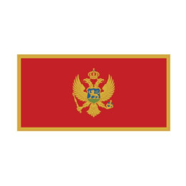 Autocollant Drapeau Montenegro Monténégro sticker flag