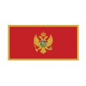 Autocollant Drapeau Montenegro Monténégro sticker flag