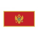 Autocollant Drapeau Montenegro Monténégro sticker flag