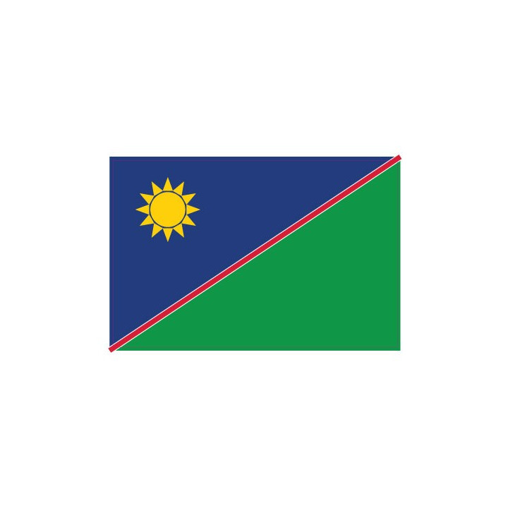 Autocollant Drapeau Namibia Namibie sticker flag